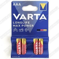 Элемент пит. VARTA 1.5v LR03/AAA Max Tech ⟨LL Powe Max⟩ red