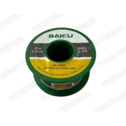 Припой (олово) BAKU BK-10003 RMA-2.0%, D-0.3mm, 40гр.бухта с флюсом