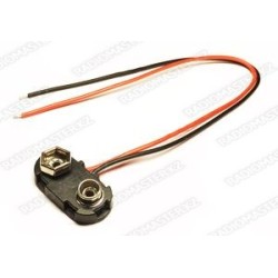 Корпус креплениия с контактамик для бат. Крона 9v (с проводами)