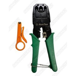 Ключ для обжима, кримпер SanTus ST-468B (RJ11/RJ12/RJ45) + стриппер