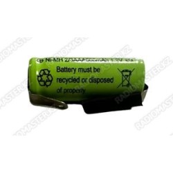 Аккумулятор Ni-MH  1.2v 700 mAh  2/3AAA ⟨с контактами под пайку⟩ [ГАРАНТИЯ 14 ДНЕЙ]