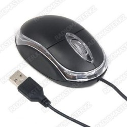 Компьютерная мышка USB (Маленькая)  проводная (черная)