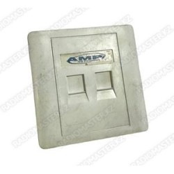 Розетка под 2 x RJ45(RJ11)  (внутренняя)