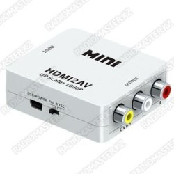 Преобразователь HDMI to AV2 rca  активный USB 5v