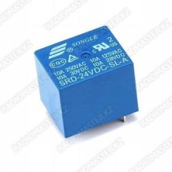 Реле SRD-24VDC-SL-C, 10A 250v, (5pin) SONGLE