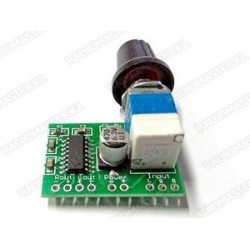 Мини усилитель цифровой (класс D) PAM8403,  2х3WT(питание 3 -5 v) (с регулятором)