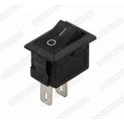 Клавиша ВКЛ KCD-1-11 3A/250v (2pin) черн