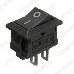 Клавиша ВКЛ KCD-1-101 6A/250v (2pin) черн