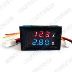 Цифровой вольтметр амперметр DC 0-100 V /АС 0-10 А (с шунтом) (3 провода V /2 провода А)