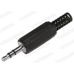 Штекер Джек 3.5mm стерео (пластик)