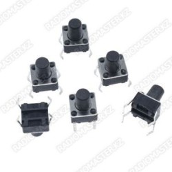 Кнопка микро без фиксац. (4pin) (6*6*3.1)
