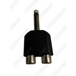 Y Разветвитель 6.5mm моно (п) на 2 RCA (м)