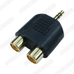 Y Разветвитель Джек 3.5mm (п) на 2 RCA (м)