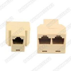 Разветвитель RJ 45 ⟨м⟩ на 2 RJ 45 ⟨м⟩