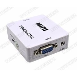 Преобразователь VGA  to HDMI  активный USB 5v, 