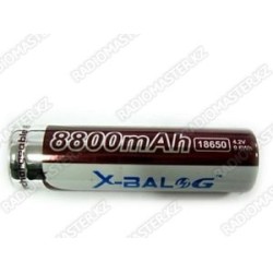 Аккум.батарея Li-ion X-BALOG ⟨18650⟩ 4.2v,8800mAh, 9,6w  [ГАРАНТИЯ 14 ДНЕЙ]