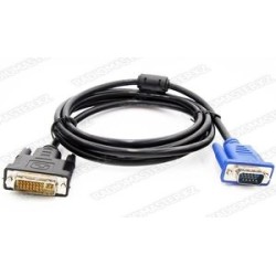 Шнур DVI (п) to VGA (п) 1.5 м. 