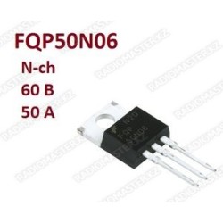 Транзистор 50N06 original (FQP50N06)  N-канал 60В 50А [TO-220] [28*] металл