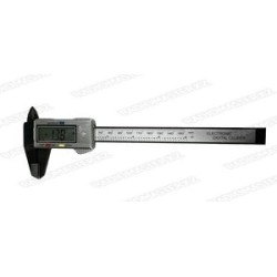 Штангель циркуль пластик с цифровой индикаией  0-150mm, (+ -0.2mm)  1 х LR44