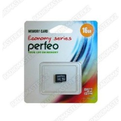 Флеш карта 16Gb Micro SD Perfeo (10 class) без адаптера