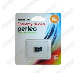 Флеш карта 16Gb Micro SD Perfeo ⟨10 class⟩ без адаптера