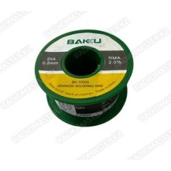 Припой (олово) BAKU BK-10005 RMA-2.0%, D-0.5mm, 40гр.бухта с флюсом