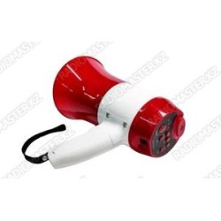 Рупор на аккум Gong Xiang GX-528 Red/White, 1x18650, 35w с записью