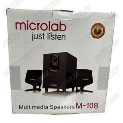 Колонки с Сабвуфером Microlab M-108 2,5wt*x2 + 6wt Черные