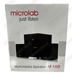 Колонки с Сабвуфером Microlab M-109 3wt*x2 + 4wt Черные