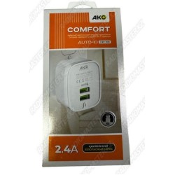 Сетевое зарядное устройство АКС Comfort СЗУ-106 Lightning 2.4A 
