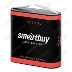 Элемент питания 3R12-1S, 4.5V, Smartbuy, Super Heavy Duty, спайка