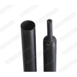 Термоусадка 1m/D12mm (усадка до 3мм) (с клеем) черная