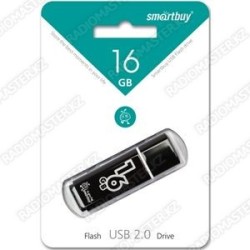 USB 2.0 накопитель 16Gb Smartbuy Crown (черный)