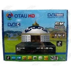 Приемник цифровой OTAU DVB-T2  5K NEW2020 T8000 (220V) без батареек