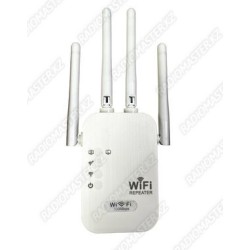 Усилитель сигнала WI-FI Range Extender AS-28, 2.4 Ghz, (4 внешние антенны) WPS, 300 Mbps
