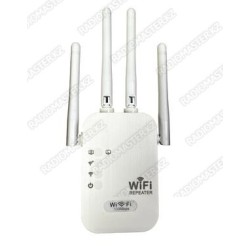 Усилитель сигнала WI-FI Range Extender AS-28, 2.4 Ghz, ⟨4 внешние антенны⟩ WPS, 300 Mbps