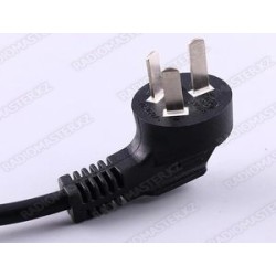 Шнур электр 10А/250v 1.5м (3pin)  для БП компьютера (ВИЛКА кит. тройная)