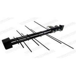 Антенна ДМВ комнатная Альфа H-111-02 mini, F-разьем DVB-T2 (40см*34см)