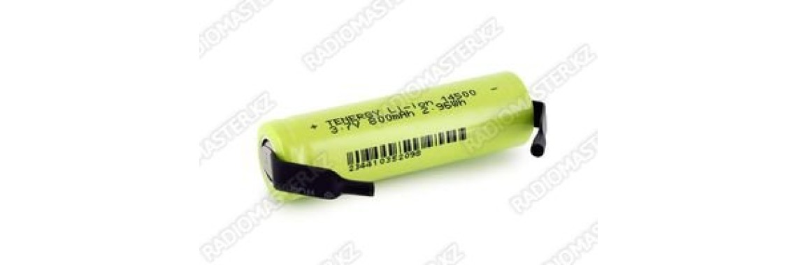 Аккум.батарея Li-ion 14500 (NCM14500) JTF, 850mAh 3.7V размер АА,  