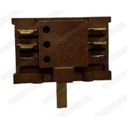 Переключатель для электроплит и конфорок, духовки TUV model SD 3 PIN (коричневый)