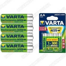 Элемент пит. аккумулятор VARTA AA R2U Mignon 2600mA NiMh 1.2v-HR6 (BL-4)