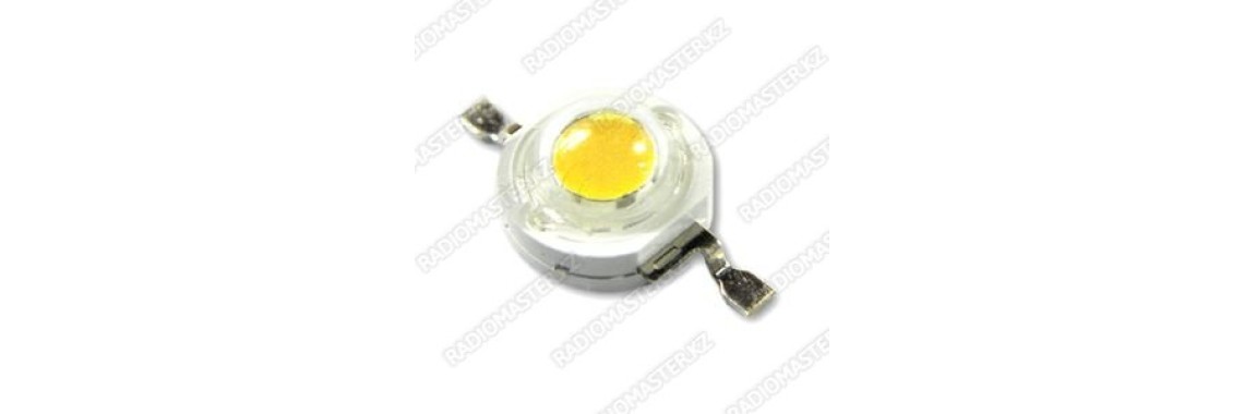 Светодиод LED 1WT (3.0v-3.2v/6500-7000К) 100-110LM, 350,A