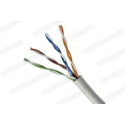 Кабель UTP cat5е (2*4) PVC  NETLAN 4 пары. 24 AWG, CCA (AL+CU) 0.51mm внутренней прокладки 305 м.