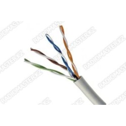 Кабель UTP кат.5е ⟨2*4⟩ PVC  NETLAN 4 пары. 24 AWG, CCA ⟨AL+CU⟩ 0.51mm внутренней прокладки 305 м.