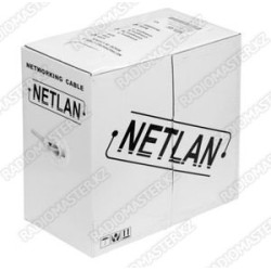 Кабель UTP кат.5е ⟨2*4⟩ PVC  NETLAN 4 пары 24 AWG,  CCA ⟨AL+CU⟩0.51mm внутренней прокладки, 1метр.