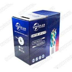 Кабель FTP cat5е (2*4) CCA (AL+CU) SPEEDLAN 4 пары. 24 AWG, внутренней прокладки, 305m