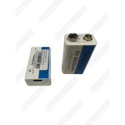 Аккум.батарея Li-ion DAWEIKALA  (Крона) 9v 6800mAh + USB Type-C встроен. зарядка [ГАРАНТИЯ 14 ДНЕЙ]