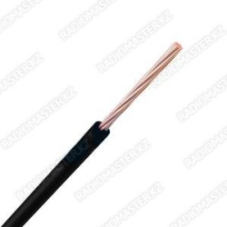 Кабель ПГВА (автомобильный)  до 48v, черный, многожильный, 1 x D= 0.5mm, (-50 /+70)