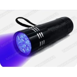 Фонарик Ультрофиолетовый UV (9 LED) (3 х AAA)
