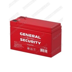 Аккум. батарея 12v 9Ah GENERAL SECURITY  [ГАРАНТИЯ 14 ДНЕЙ]